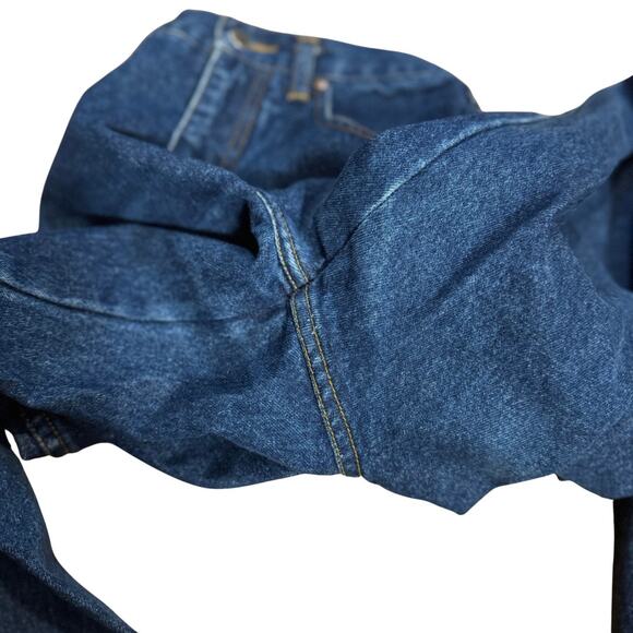 Vtg Guess by Georges Marciano Youth 14 High Rise Straight Leg Jeans Blue Denim - Picture 3 of 5